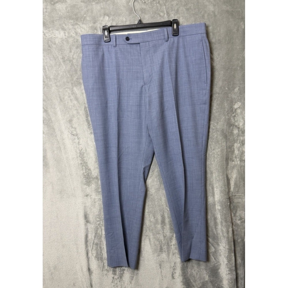 B by Brooks Brothers Suit 48L 38X30 Blue Wool Blend Blazer Pants Classic - Picture 8 of 13